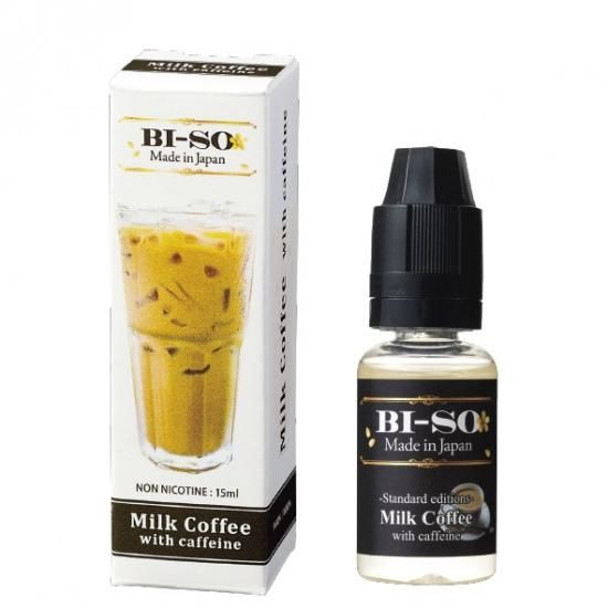 赤字上等★激安セール【在庫ラスト2個★即納可能】BI-SO ミルクコーヒー with カフェイン 15ml★Milk coffee with caffeine ビソ 日本生産