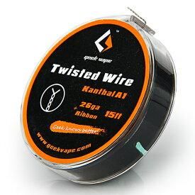 赤字上等★激安セール【在庫ラスト3個★即納可能】Geek Vape Atomizer DIY Twisted Wire KA1 26GA+Ribbon 15ft (約4.5m)