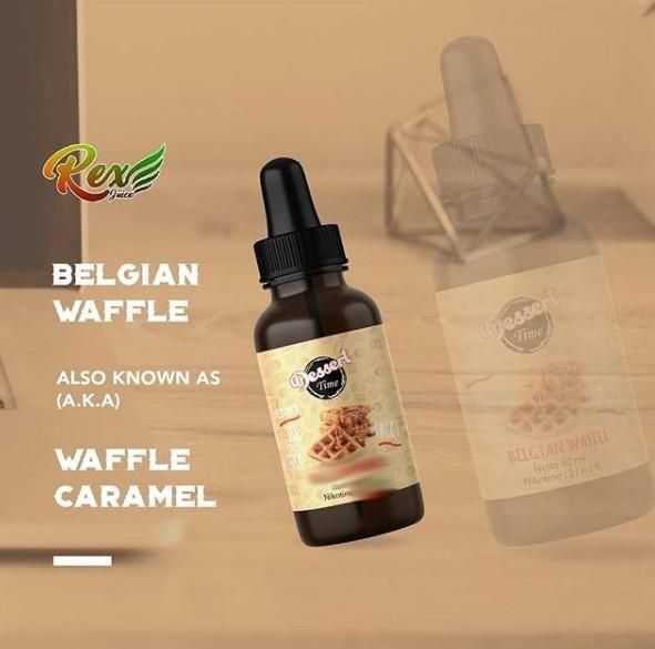 赤字上等★激安セール【在庫あり★即納可能】インドネシア産リキッド VapoRex Juice Belgian Waffle 60ml★ヴェポレックス ジュース ベルギーワッフル