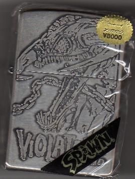 LIMITED ZIPPO スポーンシリーズ バイオレーター シルバー シリアルナンバー入り