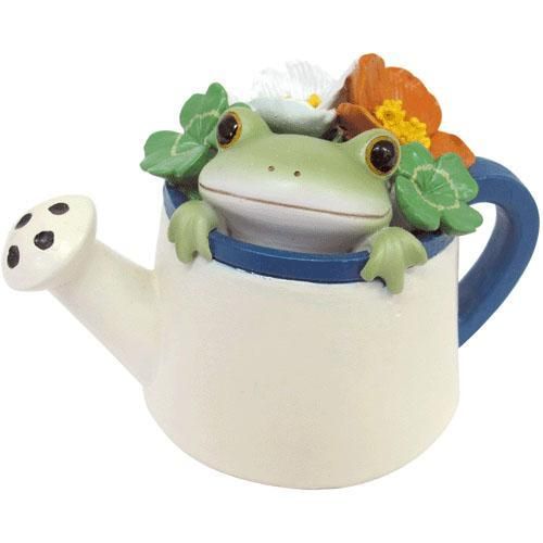 【在庫あり★即納可能】コポー ジョウロからカエル Copeau★風水★金運【新品】【蛙/カエル/かえる】【置物】【キャラクターグッズ★雑貨】