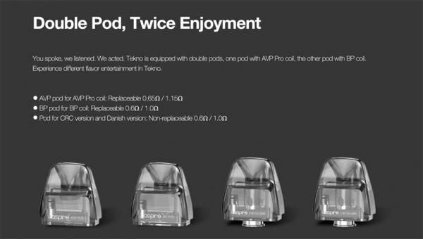 赤字上等★激安セール【在庫あり★即納可能】アスパイア テクノ用 空PODカートリッジ AVP用/BP用(コイルなし) 3ml / 3.5ml