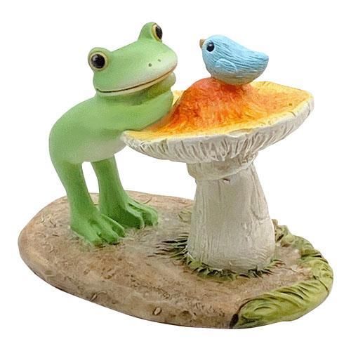 【在庫あり★即納可能】コポー きのこで休憩 Copeau★風水★金運【新品】【蛙/カエル/かえる】【置物】【キャラクターグッズ★雑貨】