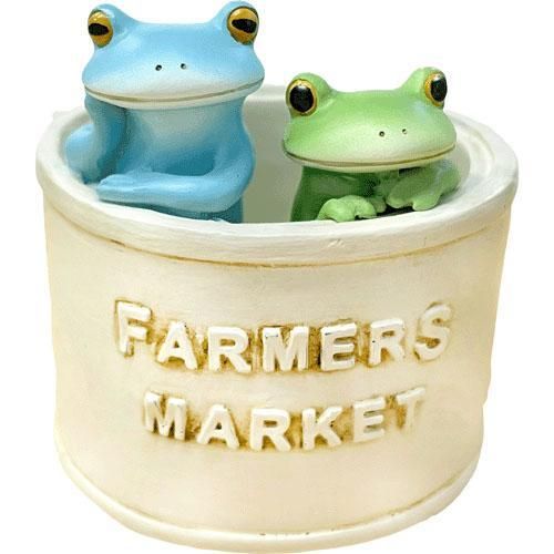 【在庫あり★即納可能】コポーポットに入る2匹のカエル Copeau★風水★金運【新品】【蛙/カエル/かえる】【置物】【キャラクターグッズ★雑貨】