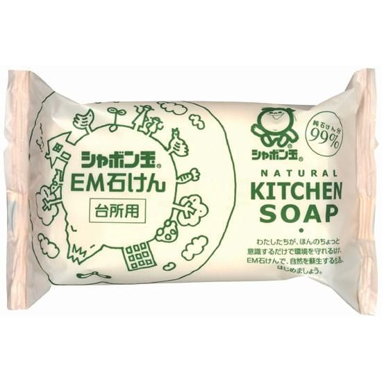 【お取り寄せ★納期 最長 約2週間】シャボン玉 EM 台所用石けん 110g★食器用洗剤