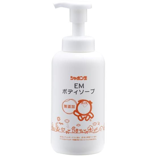 【お取り寄せ★納期 最長 約2週間】シャボン玉 EM ボディソープ ボトル 520ml