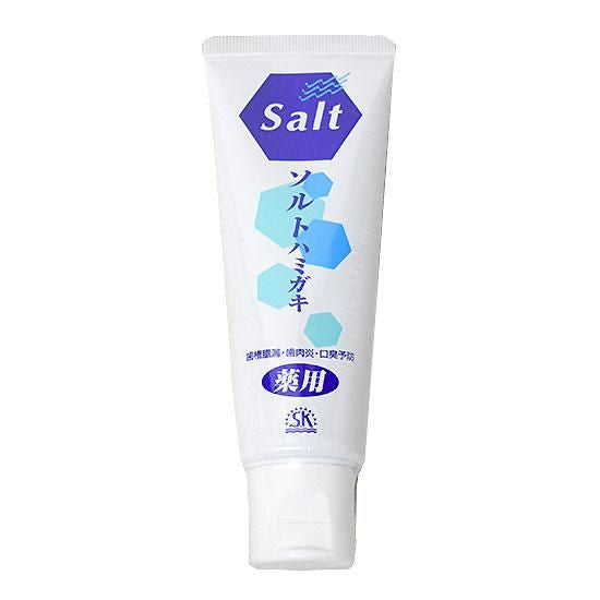 【お取り寄せ★納期 最長 約2週間】エスケー 薬用 ソルトハミガキ 140g