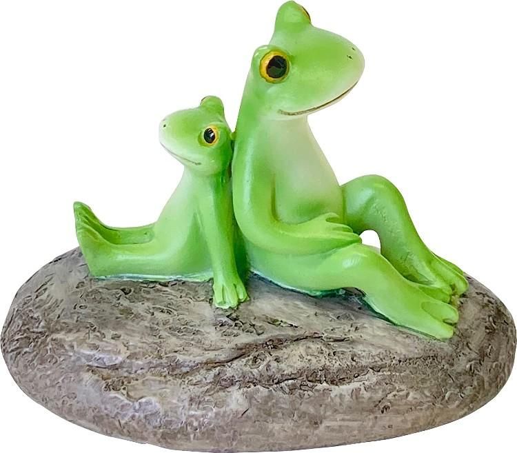 【在庫あり★即納可能】コポー お座り親子カエル Copeau★風水★金運【新品】【蛙/カエル/かえる】【置物】【キャラクターグッズ★雑貨】
