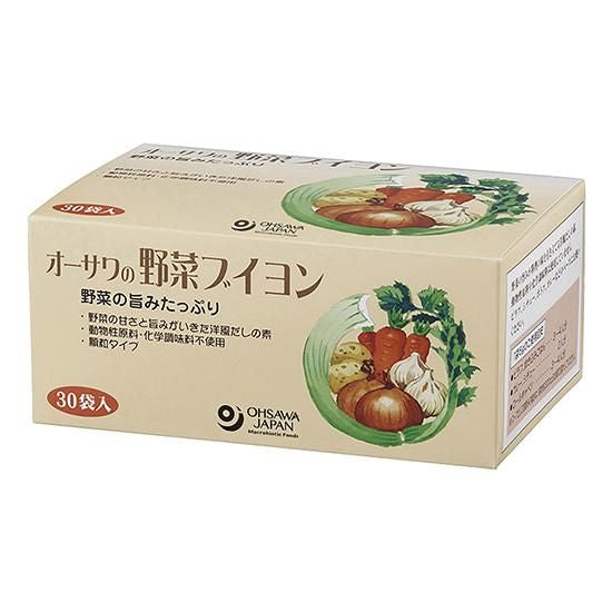 【お取り寄せ★納期 最長 約2週間】オーサワの野菜ブイヨン (徳用) 5g×30包