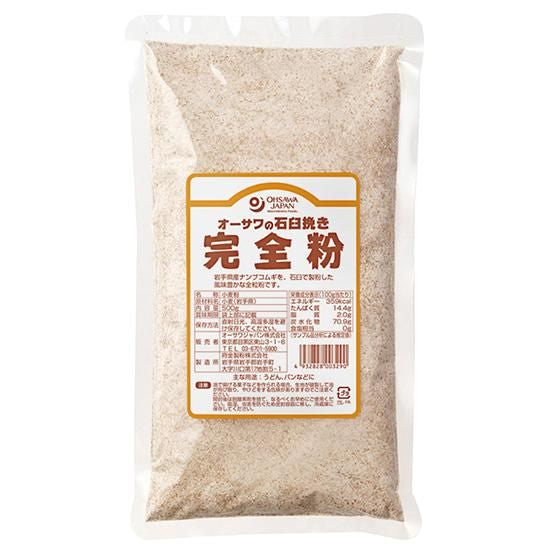 【お取り寄せ★納期 最長 約2週間】オーサワの石臼挽き完全粉 (全粒粉) 500g