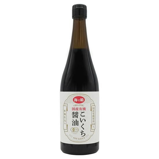 【お取り寄せ★納期 最長 約2週間】オーサワ 海の精 国産有機こいくち醤油 720ml