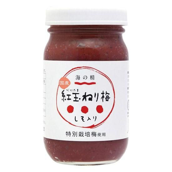 【お取り寄せ★納期 最長 約2週間】オーサワ 海の精 特別栽培 紅玉ねり梅(しそ入り) 250g