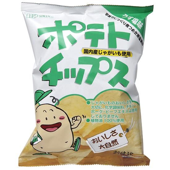 【お取り寄せ★納期 最長 約2週間】創健社 ポテトチップスうす塩味60g/ 160452