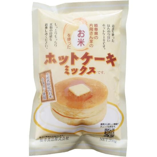 【お取り寄せ★納期 最長 約2週間】ムソー 桜井 お米のホットケーキミックス 200g