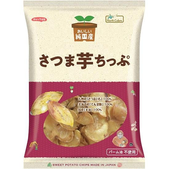【お取り寄せ★納期 最長 約2週間】ムソー ノースカラーズ 純国産 さつま芋ちっぷ 115g