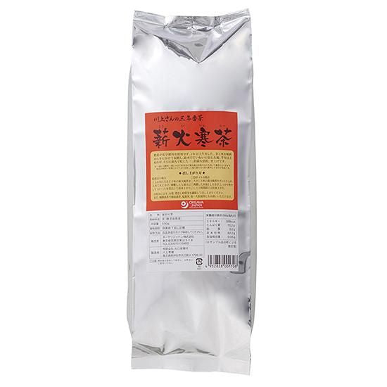 【お取り寄せ★納期 最長 約2週間】オーサワ 川上さんの三年番茶 薪火寒茶 (大) 550g