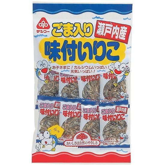 【お取り寄せ★納期 最長 約2週間】ムソー サンコー ごま入り味付けいりこ30g(2.5g×12)