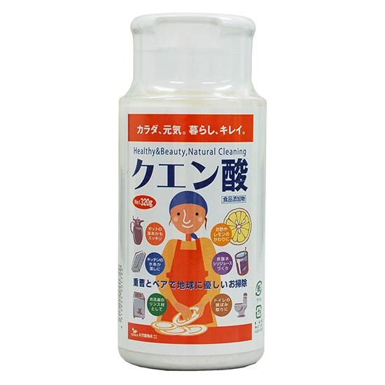 【お取り寄せ★納期 最長 約2週間】ムソー 木曽路物産 クエン酸 ボトル 320g★食品グレード