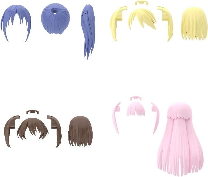 【在庫あり★即納可能】バンダイ 30MS オプションヘアスタイルパーツVol.6 全4種 (プラモデル)