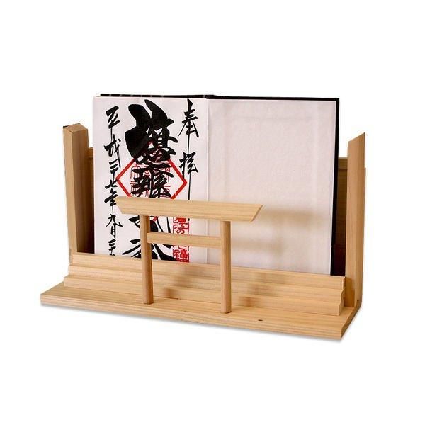 【お取り寄せ★納期 最長 約2週間】鳥居付お神札飾り 大★神具 神事用品 推し神棚 推し活 コレクションラック ディスプレイ 飾り棚 収納 オタ活