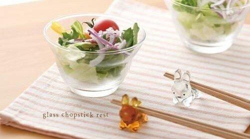 【お取り寄せ★納期 最長 約2週間】ブルーナうさぎ ガラスの箸置き