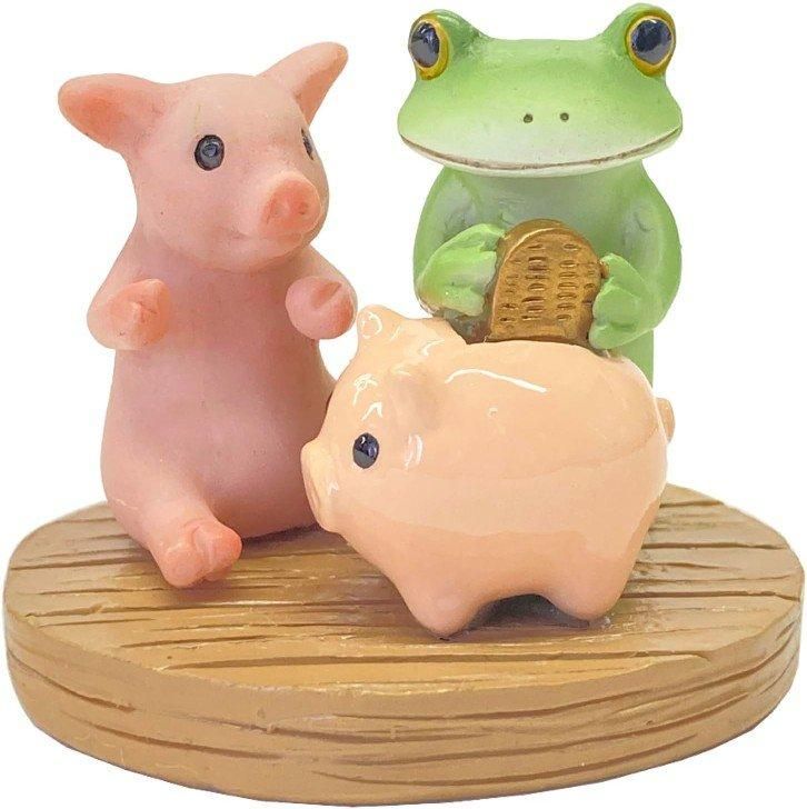 【在庫あり★即納可能】コポー 縁起物 ブタの貯金箱 Copeau★風水★金運【新品】【蛙/カエル/かえる】【置物】【キャラクターグッズ★雑貨】74313