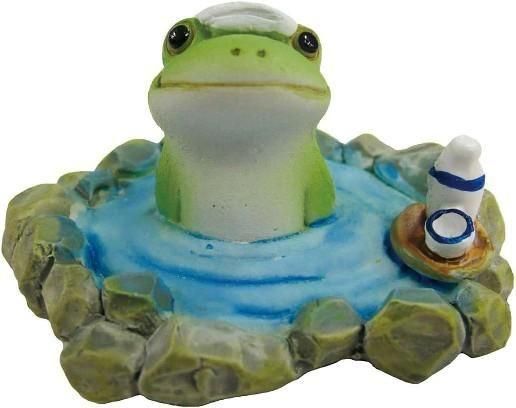 【在庫あり★即納可能】コポー 温泉につかるカエル Copeau★風水★金運【新品】【蛙/カエル/かえる】【置物】【キャラクターグッズ★雑貨】70004