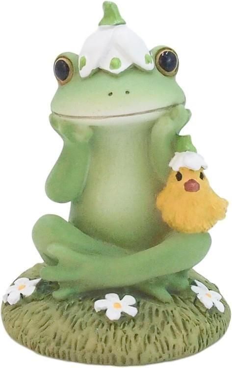 【在庫あり★即納可能】コポー スノーフレークハットのカエル Copeau★風水★金運【新品】【蛙/カエル/かえる】【置物】【キャラクターグッズ★雑貨】621624