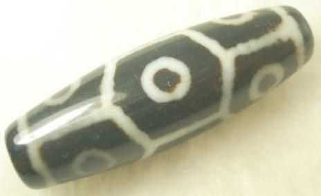 【限定1個】西蔵至純天珠 龍紋亀甲九眼天珠 上質美品 42mm★辰年・龍・竜