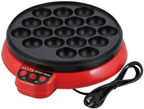 丸型 電気たこ焼器 18穴