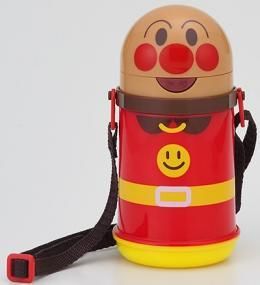レック アンパンマン ストロー付き 水筒(保冷・ダイカット)