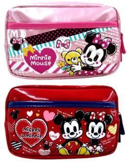 ディズニーBOXポーチ ピンク/レッド