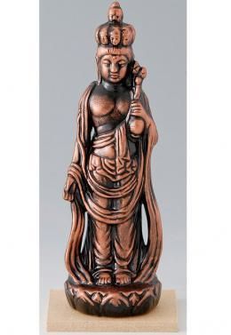 【在庫あり★即納可能】仏像シリーズ 十一面観音像 小サイズ★招福喜楽★お目出度い縁起の置物【新品★未開封品】