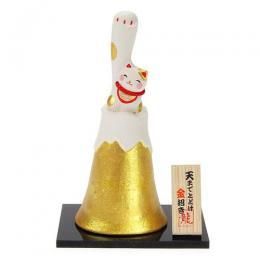 【在庫あり★即納可能】天まで届け 招き猫 金富士★右手(お金)招きと金富士でダブル金運アップ【新品★未使用品】