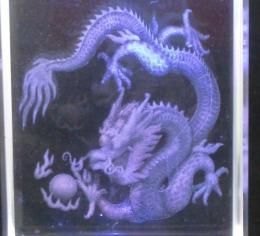 【在庫あり★即納可能】四神獣 青龍 クリスタルガラス レーザー彫り LEDライトディスプレイ台座付き★辰年・龍・竜【新品★未開封品】 
