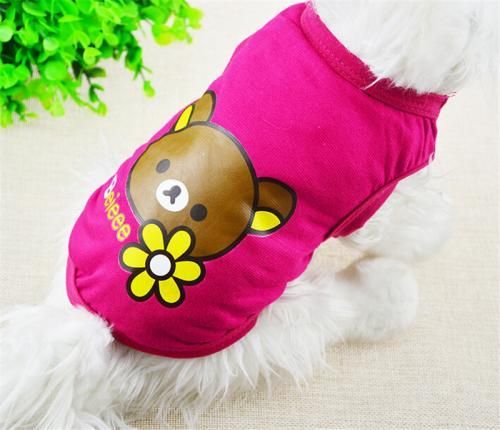 犬服 ペットチョッキ 夏用 リラックマ風 熊さん★愛犬 ハロウィン 洋服【新品★未使用品】【悪用禁止】