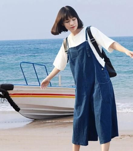 レディース サロペット オーバーオール★ワイドパンツ カジュアル ガウチョパンツ ズボン【新品★未使用品】