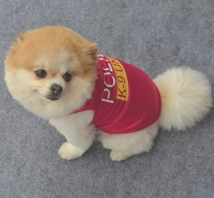 警察犬風 ペットチョッキ 夏用 POLICE K-9 UNIT★愛犬 ハロウィン 犬洋服 【新品★未使用品】【悪用禁止】