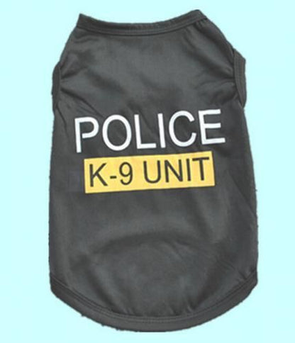 警察犬風 ペットチョッキ 夏用 POLICE K-9 UNIT★愛犬 ハロウィン 犬洋服 【新品★未使用品】【悪用禁止】