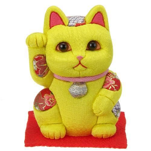 【在庫あり★即納可能】木目込み 風水招き猫 小 各種【新品★未使用品】