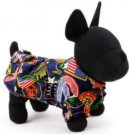 犬服 ペット用 デニム カバーオール★愛犬 洋服 アメリカン つなぎ ハロウィン【新品★未使用品】