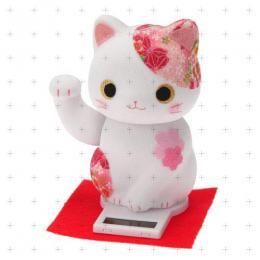 【在庫あり★即納可能】ぷくぷく招き猫 桜★右手(お金)招きで金運アップ【新品★未使用品】