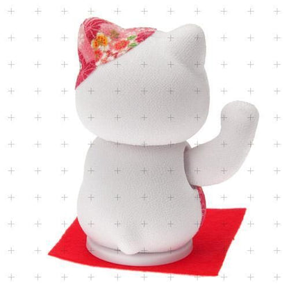 【在庫あり★即納可能】ぷくぷく招き猫 桜★右手(お金)招きで金運アップ【新品★未使用品】
