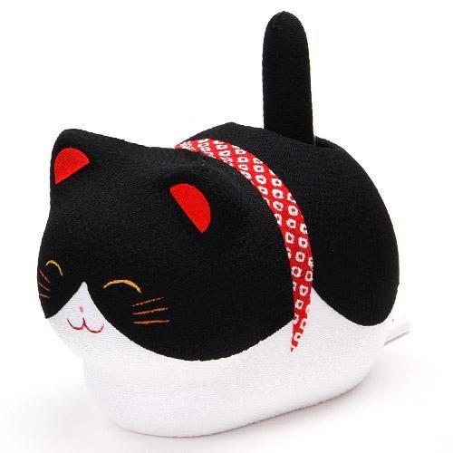 ゆらゆらソーラー 座り三毛猫/座り黒猫/座りとら猫★のんびりして癒されます♪【新品★未使用品】