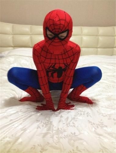 スパイダーマン風 コスチューム★Spider-Man コスプレ★90cm～180cm★ハロウィン パーティ 余興 結婚式 ハロウィーン【新品】
