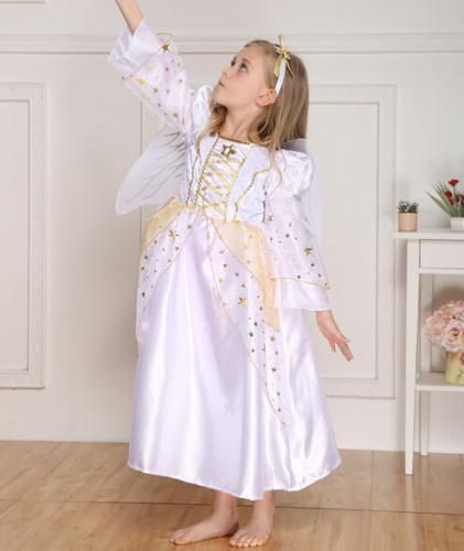 妖精風 コスチューム 子供用★魔法使い キッズサイズ コスプレ★KID用ハロウィン衣装★仮装・クリスマス・ハロウィン・halloween【新品★未使用品】【悪用禁止】