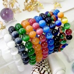 超キュート Φ10mm キャッツアイ ブレスレット