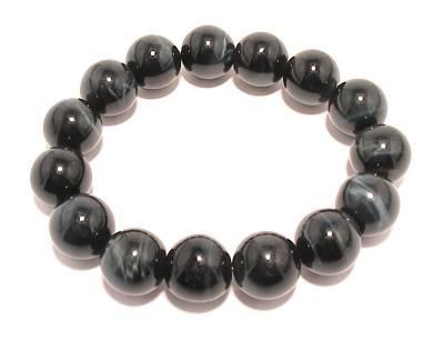 最強パワー！大玉最上級（AAA） ブルータイガーアイ（トラ目） ブレスレット（φ14mm～20mm)