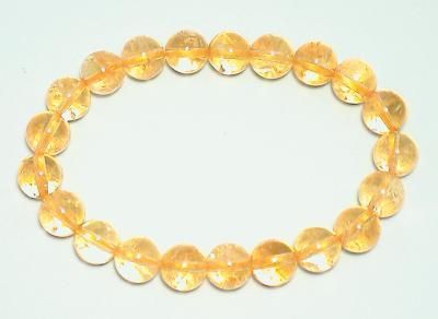 Φ9mm シトリン （黄水晶） ブレスレット