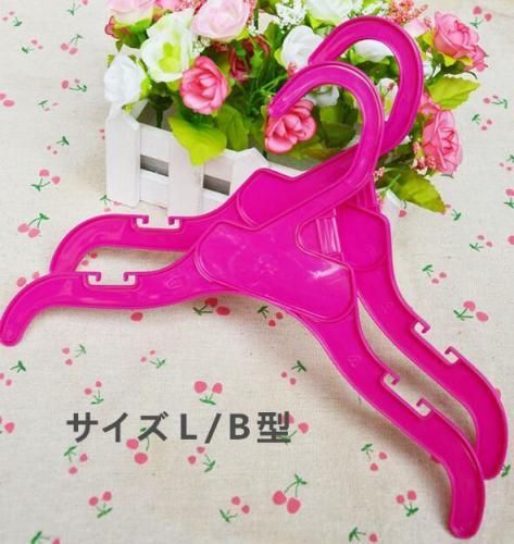 ペット用 洋服 ハンガー バラ売り(1個単位販売) Sサイズ/Lサイズ ホワイト/ピンク★犬ウェア撮影/猫wear保管/ドッグ コス保存/キャット コスチューム販売【新品★未使用品】【悪用禁止】